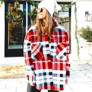 ZARA PLAID OVERSHIRT NWT